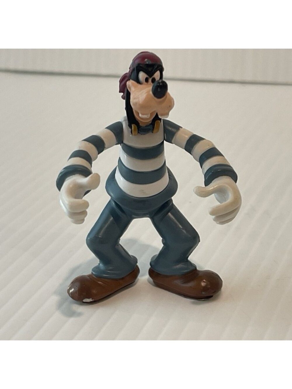 Disney Pirate Goofy Figure Toy Cake Topper Pirates Caribbean PVC Vintage